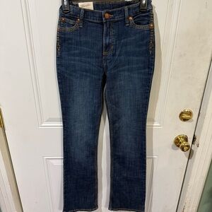 Wrangler Blue Jeans Classic Bootcut Girls 14 slim dark wash